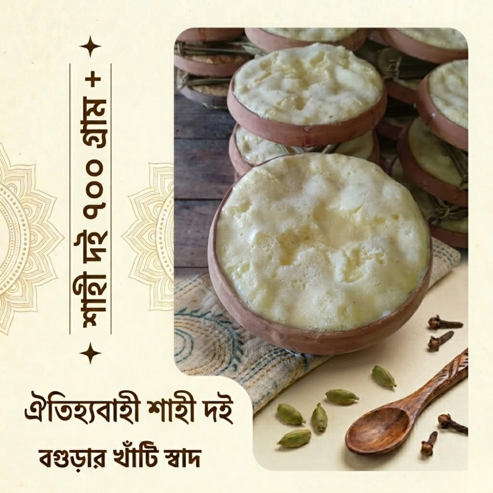 বগুড়ার স্পেশাল শাহী দই ৭০০ গ্রাম প্লাস